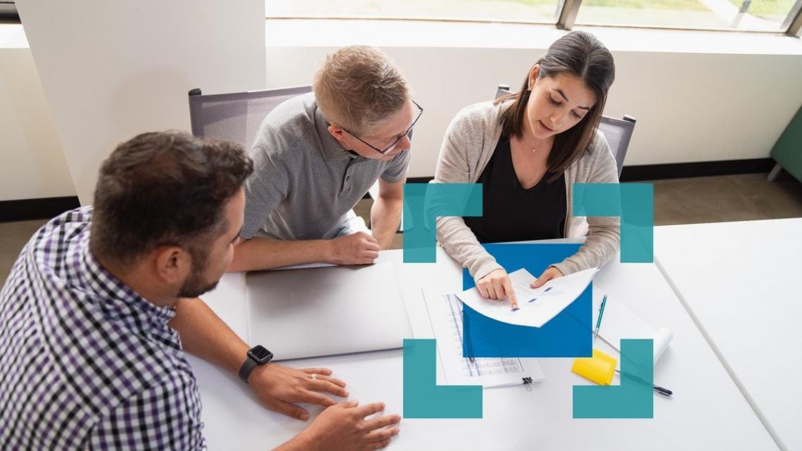 Financial planning documents and budget analysis in a structured workspace